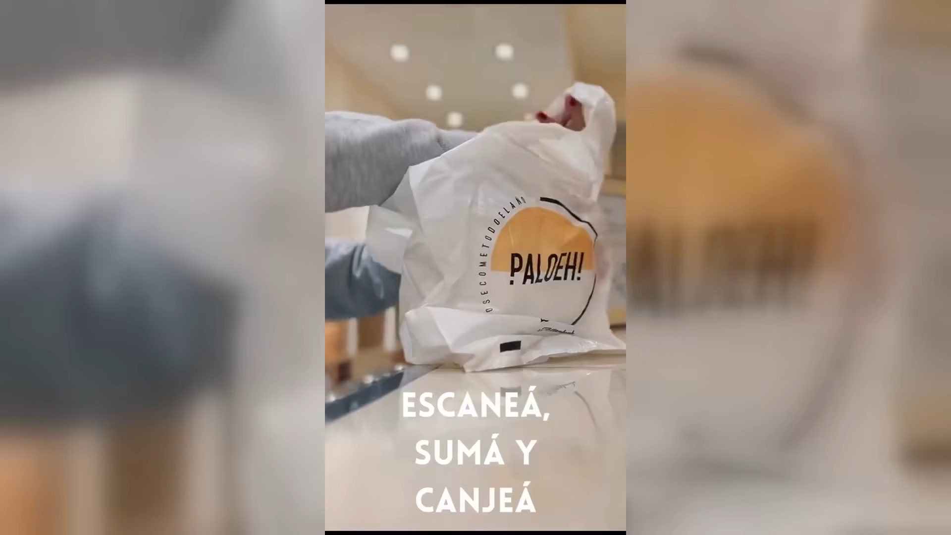 El circuito del club de puntos de PALOEH!: se escanea el QR del ticket, la app suma los puntos y el cliente se lleva el pedido